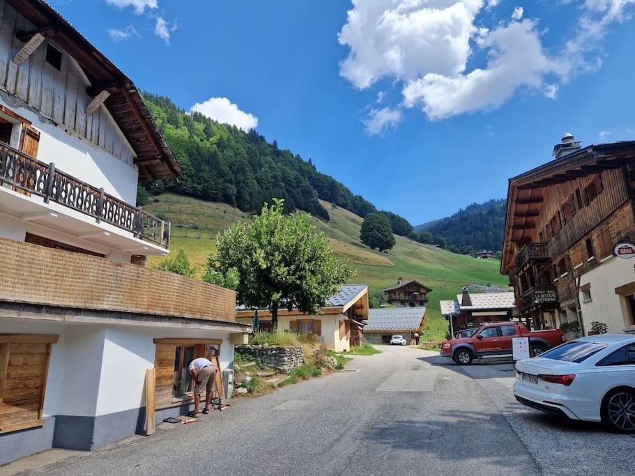 Appartement La Duchere Le Plan-La Giettaz Massif Des Aravis 외부 사진