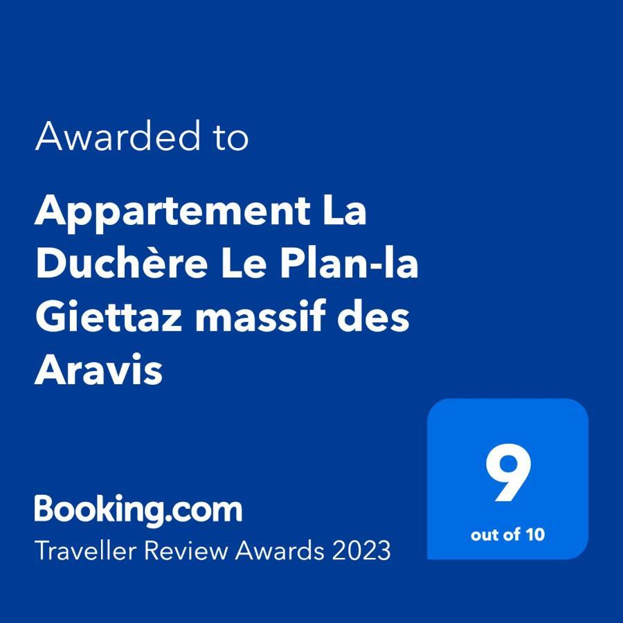 Appartement La Duchere Le Plan-La Giettaz Massif Des Aravis 외부 사진