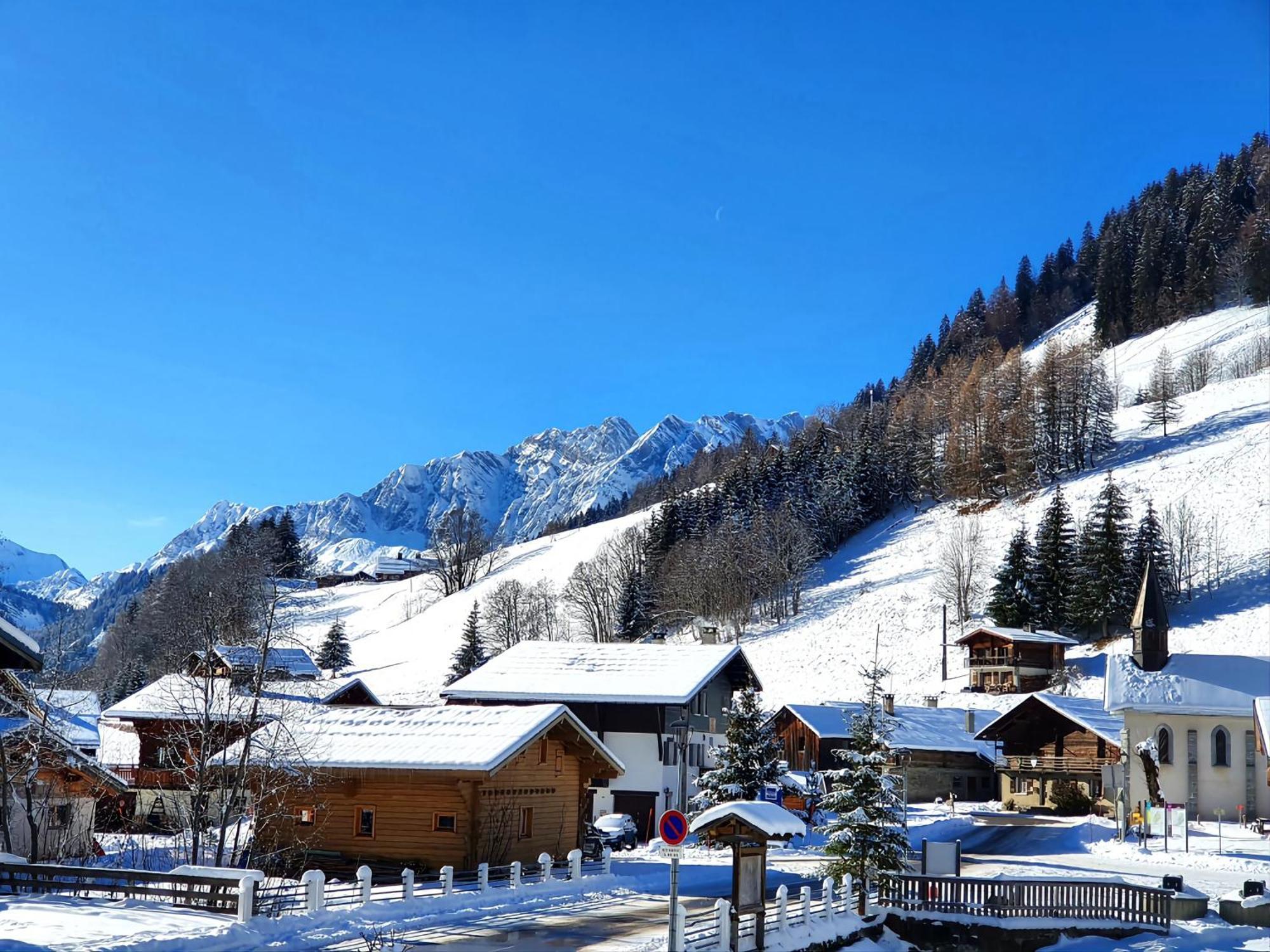 Appartement La Duchere Le Plan-La Giettaz Massif Des Aravis 외부 사진