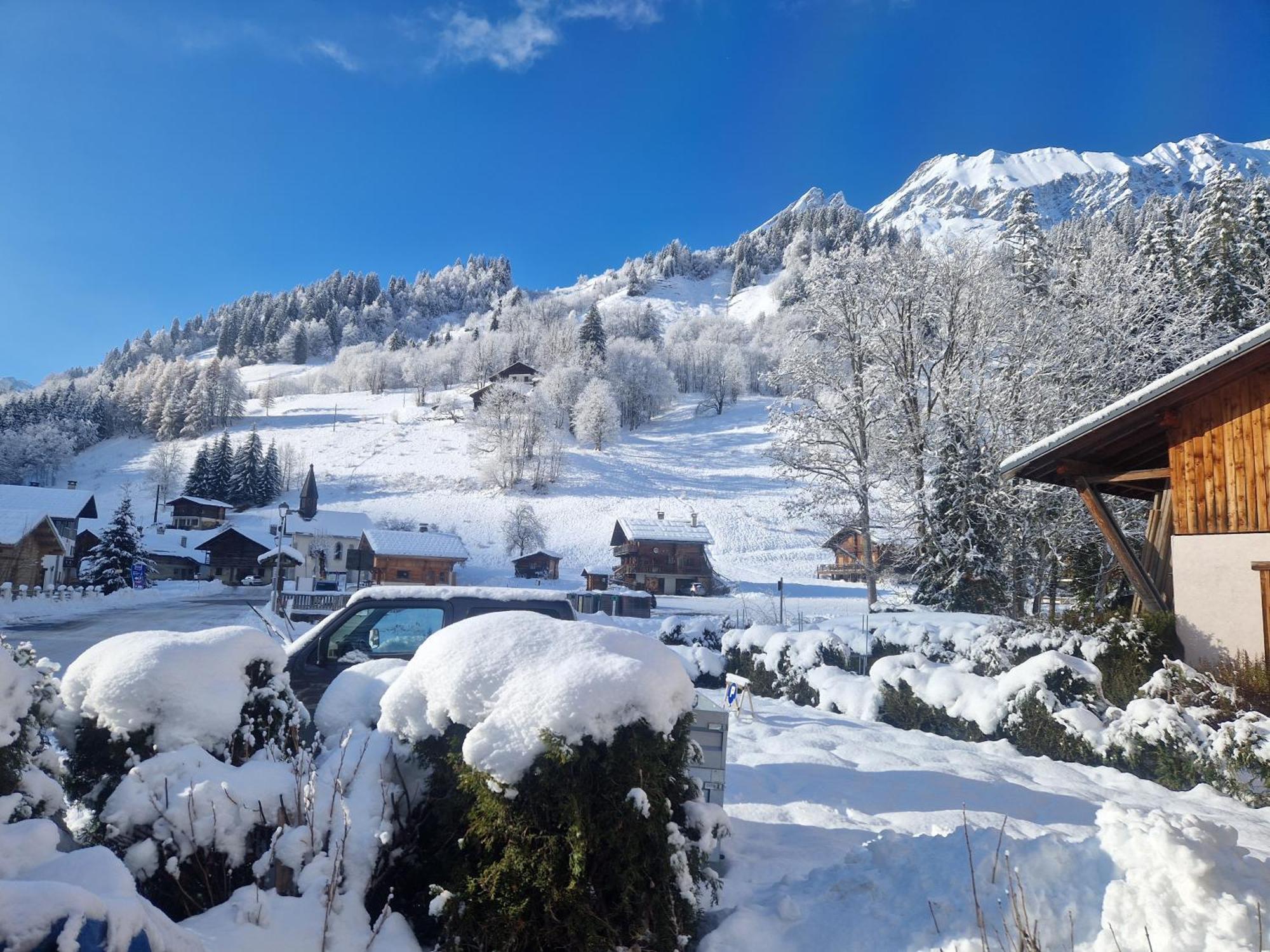 Appartement La Duchere Le Plan-La Giettaz Massif Des Aravis 외부 사진
